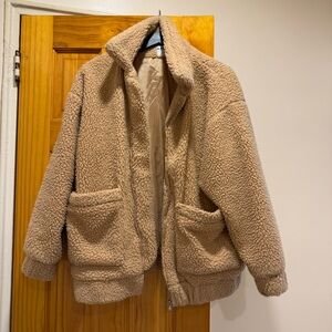 I.AM.GIA Tan Sherpa Jacket